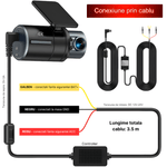 Auto si Moto - Electronice auto - Accesorii electronice auto - Kit alimentare continua pentru camera de bord la panoul de sigurante, 12-24V la Mini USB 5V/3A, 4 adaptoare sigurante - Infinity.ro