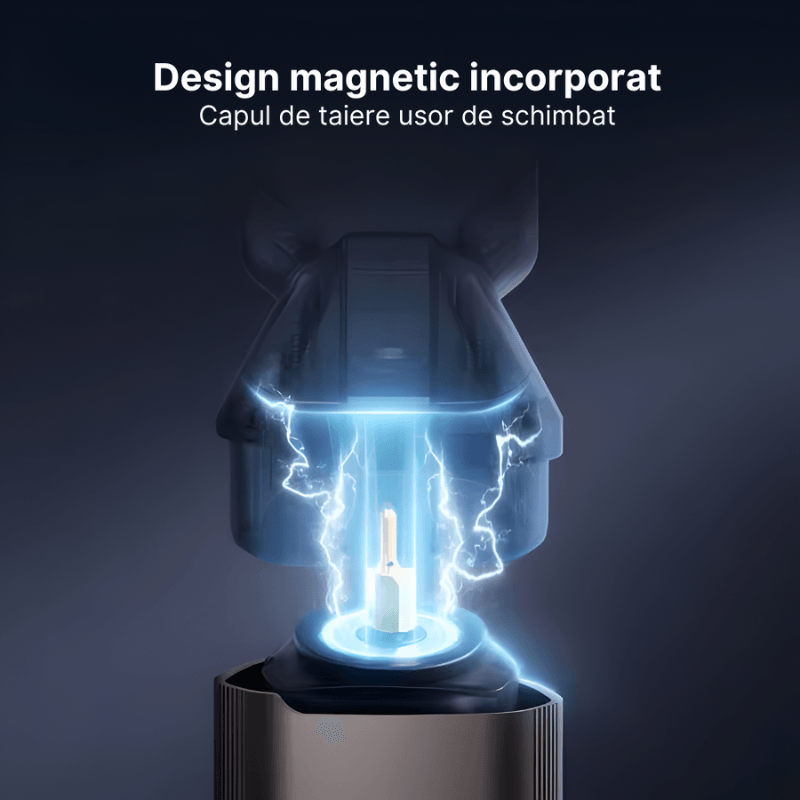 Ingrijire personala si Cosmetice - Aparate & accesorii ingrijire personala - Aparate de ras si tuns - Aparate de tuns - Aparat de tuns si ras profesional MaGeCa 5619 fara fir, Multifunctional 6 in 1, Autonomie 90min, Incarcare USB C, Silver - Infinity.ro