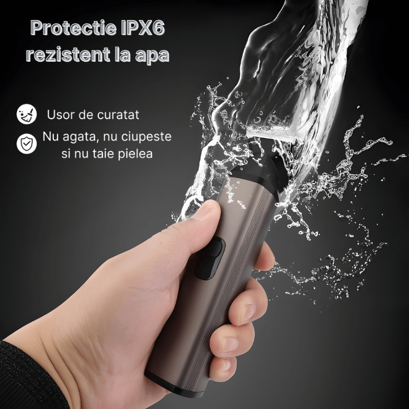 Ingrijire personala si Cosmetice - Aparate & accesorii ingrijire personala - Aparate de ras si tuns - Aparate de tuns - Aparat de tuns si ras profesional MaGeCa 5619 fara fir, Multifunctional 6 in 1, Autonomie 90min, Incarcare USB C, Silver - Infinity.ro