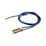 TV, Audio-Video si Foto - Accesorii TV si audio - Cabluri si adaptoare audio - Cablu audio HiFi stereo Jack 3.5 mm - 2x RCA 4m dublu ecranat HOME - Infinity.ro