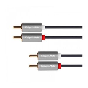 Cablu 2x RCA - 2x RCA 3m Basic Kruger&Matz
