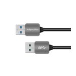 PC, gaming si accesorii - Retelistica - Cabluri si accesorii - Cablu 3.0 USB 1m plat tata-tata Profesional Kruger&Matz - Infinity.ro