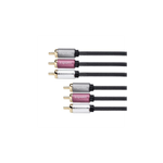TV, Audio-Video si Foto - Accesorii TV si audio - Cabluri si adaptoare audio - Cablu 3x RCA - 3RCA 1.8m Audio Profesional Kruger&Matz - Infinity.ro