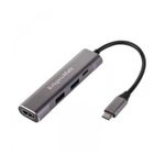 PC, gaming si accesorii - Retelistica - Hub-uri - HUB USB Type C - HDMI USB3.0 USB 2.0 +USB Type C KRUGER&MATZ - Infinity.ro