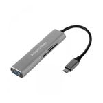 PC, gaming si accesorii - Retelistica - Hub-uri - HUB USB Type C - HDMI USB3.0 SD MICROSD +USB Type C KRUGER&MATZ - Infinity.ro