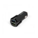 Laptop, Telefoane si Tablete - Telefoane mobile si accesorii - Accesorii Telefoane - Cabluri si adaptoare telefoane - Adaptor de la bricheta 2x USB 2.4A negru M'N'C - Infinity.ro