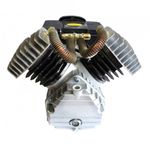 Casa si Gradina - Electrice - Echipamente electrice - Compresoare - Pompa de aer piston 2x47mm cu motor 3kW 50-100L debit de 530l/min 8 bari - Infinity.ro