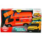 Jucarii, Copii si Bebe - Jucarii si jocuri - Vehicule si jucarii cu telecomanda - Masinute - Masina ambulanta dickie toys iveco daily ambulance 1:32 18 cm rosu - Infinity.ro
