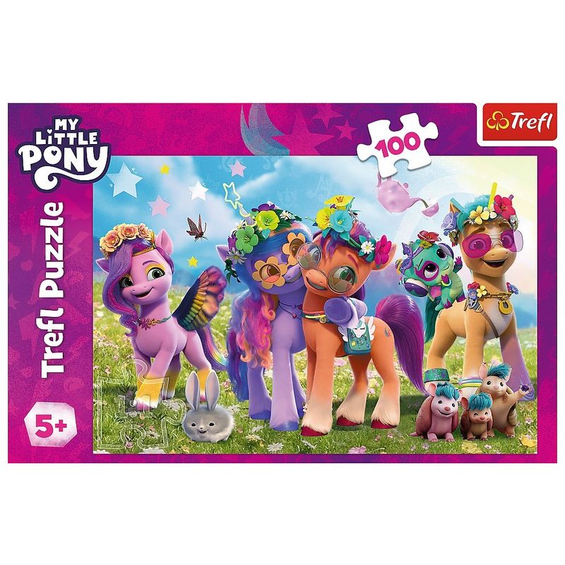 Jucarii, Copii si Bebe - Jucarii si jocuri - Jocuri si puzzle - Puzzle - Puzzle Trefl 100 my little pony poneii amuzanti - Infinity.ro