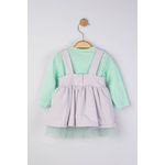 Fashion, accesorii si bijuterii - Copii - Imbracaminte copii - Treninguri si compleuri copii - Set rochita cu bluzita pentru fetite Cirese, Tongs baby (Culoare: Galben, Marime: 18-24 Luni) - Infinity.ro