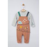 Fashion, accesorii si bijuterii - Copii - Imbracaminte copii - Treninguri si compleuri copii - Set de 2 piese de trening Choo Choo pentru bebelusi, Tongs baby (Culoare: Rosu, Marime: 9-12 luni) - Infinity.ro