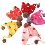 Fashion, accesorii si bijuterii - Copii - Accesorii copii - Caciuli si palarii copii - Caciula de iarna cu cirese (Culoare: Galben) - Infinity.ro