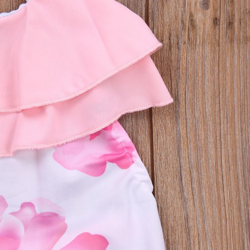 Fashion, accesorii si bijuterii - Copii - Lenjerie si pijamale copii - Costume de baie copii - Costum de baie Trandafir Drool (Culoare: Alb, Marime: 120) - Infinity.ro