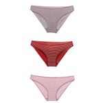 Fashion, accesorii si bijuterii - Femei - Lenjerie si pijamale femei - Lenjerie intima femei - Set 3 mini slip dama, Cotonella model 3487, Multicolor, Marime  L - Infinity.ro