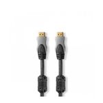 TV, Audio-Video si Foto - Accesorii TV si audio - Cabluri si adaptoare audio - Cablu HDMI Nedis Ethernet 2.5m 4K 60HZ 18Gbps antracit - Infinity.ro