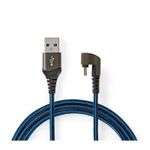 PC, gaming si accesorii - Componente PC - Componente - Accesorii IT - Cablu USB 2.0 A tata - USB Type C tata conector gaming 180 2m NEDIS - Infinity.ro