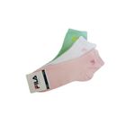 Fashion, accesorii si bijuterii - Femei - Lenjerie si pijamale femei - Sosete si ciorapi femei - Set 3 perechi sosete Fila, Multicolor,  One Size INTL - Infinity.ro