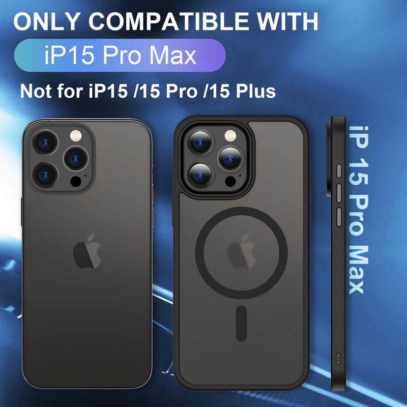 Laptop, Telefoane si Tablete - Telefoane mobile si accesorii - Accesorii Telefoane - Huse telefoane - Husa Mata MagSafe VERTTI, Antisoc, iPhone 14 Pro - Infinity.ro