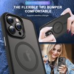 Laptop, Telefoane si Tablete - Telefoane mobile si accesorii - Accesorii Telefoane - Huse telefoane - Husa Mata MagSafe VERTTI, Antisoc, iPhone 15 - Infinity.ro