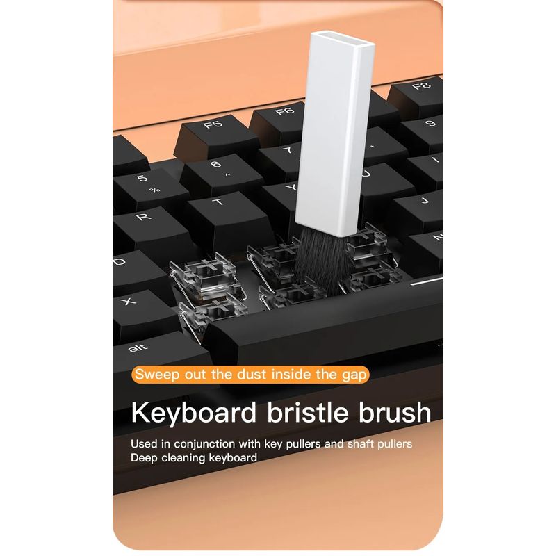 Laptop, Telefoane si Tablete - Wearables si gadgeturi - Wearables - Accesorii wearables - Kit perii si instrumente multifunctionale de curatare tastaturi, telefoane, aparatura electronica 20 in 1 MDRO - Infinity.ro