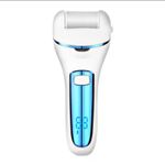 Ingrijire personala si Cosmetice - Manichiura si pedichiura - Pile cosmetice - Pila electrica pentru calcaie, 3 role, 2 viteze, afisaj LED, lumina LED, incarcare prin USB, albastra - Infinity.ro