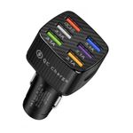 Laptop, Telefoane si Tablete - Telefoane mobile si accesorii - Accesorii Telefoane - Incarcatoare telefoane - Incarcator de masina multifunctional MDRO pentru telefoane cu 6 intrari USB 75W, 3.1A culoare neagra - Infinity.ro