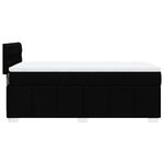Casa si Gradina - Mobilier - Paturi si accesorii - Paturi - Pat box spring cu saltea, negru, 80x200 cm, textil - Infinity.ro