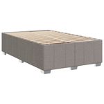 Casa si Gradina - Mobilier - Paturi si accesorii - Paturi - Pat box spring cu saltea, taupe, 120x190 cm material textil - Infinity.ro