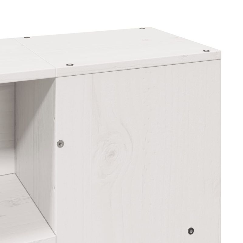Casa si Gradina - Mobilier - Paturi si accesorii - Paturi - Cadru de pat fara saltea, alb, 140x190 cm, lemn masiv de pin - Infinity.ro