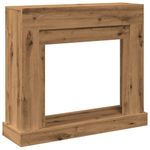 Casa si Gradina - Termice - Sobe, Seminee si accesorii - Accesorii seminee si sobe - Masca semineu, stejar artizanal, 100x30x87,5 cm, lemn prelucrat - Infinity.ro