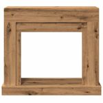 Casa si Gradina - Termice - Sobe, Seminee si accesorii - Accesorii seminee si sobe - Masca semineu, stejar artizanal, 100x30x87,5 cm, lemn prelucrat - Infinity.ro