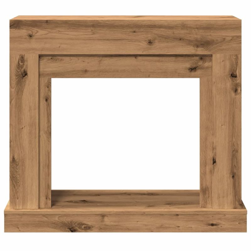 Casa si Gradina - Termice - Sobe, Seminee si accesorii - Accesorii seminee si sobe - Masca semineu, stejar artizanal, 100x30x87,5 cm, lemn prelucrat - Infinity.ro