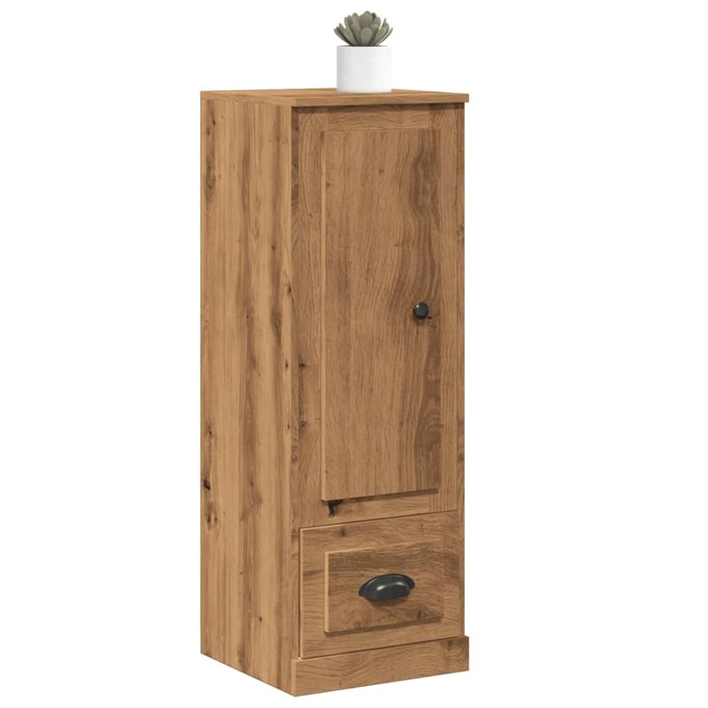 Casa si Gradina - Mobilier - Comode si corpuri - Corpuri bucatarie - Dulap inalt, artisian oak artizanal, 36x35,5x103,5 cm, lemn prelucrat - Infinity.ro