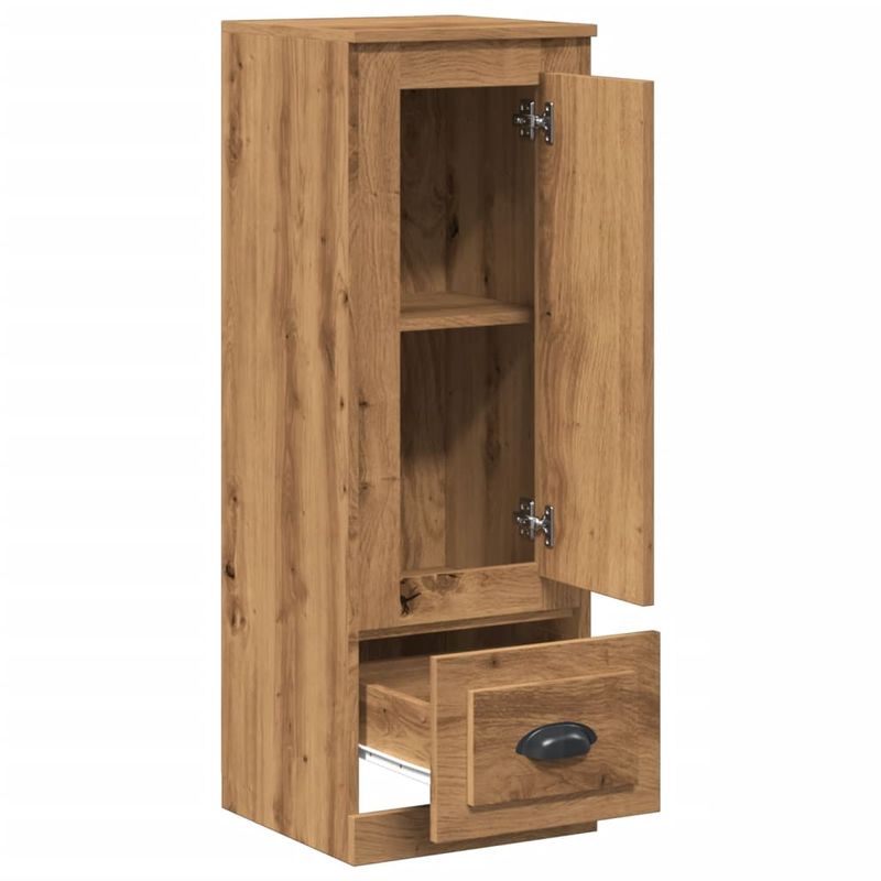 Casa si Gradina - Mobilier - Comode si corpuri - Corpuri bucatarie - Dulap inalt, artisian oak artizanal, 36x35,5x103,5 cm, lemn prelucrat - Infinity.ro