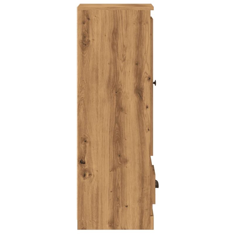 Casa si Gradina - Mobilier - Comode si corpuri - Corpuri bucatarie - Dulap inalt, artisian oak artizanal, 36x35,5x103,5 cm, lemn prelucrat - Infinity.ro
