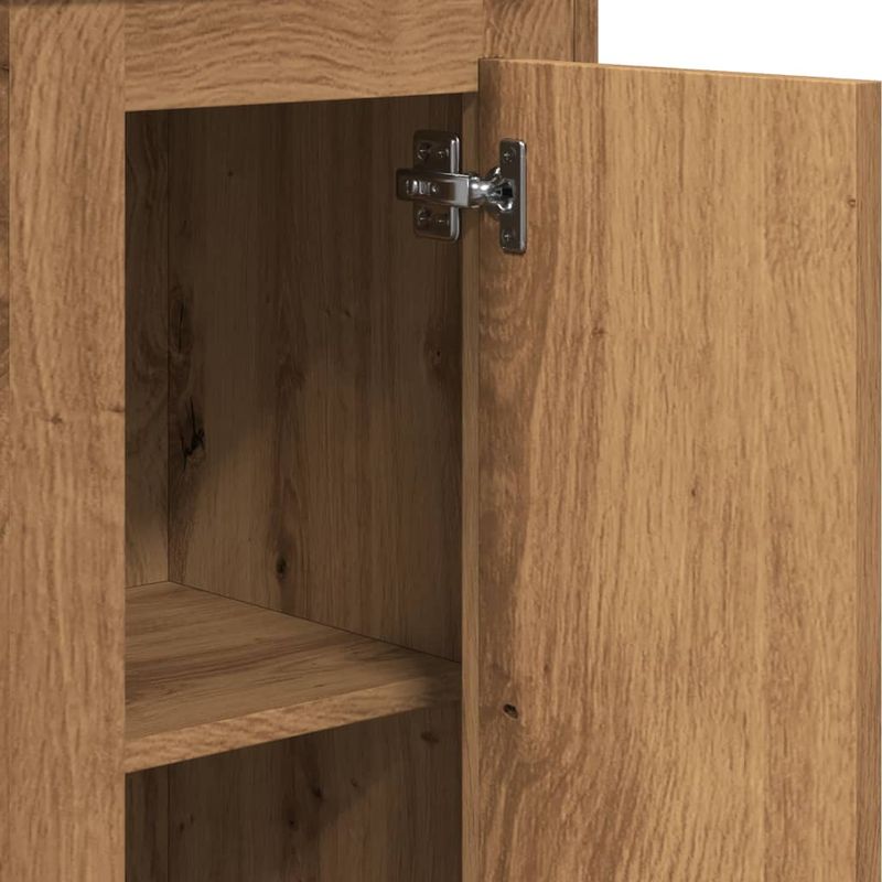 Casa si Gradina - Mobilier - Comode si corpuri - Corpuri bucatarie - Dulap inalt, artisian oak artizanal, 36x35,5x103,5 cm, lemn prelucrat - Infinity.ro