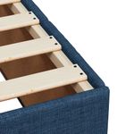 Casa si Gradina - Mobilier - Paturi si accesorii - Paturi - Pat box spring cu saltea, albastru, 90x200 cm, textil - Infinity.ro