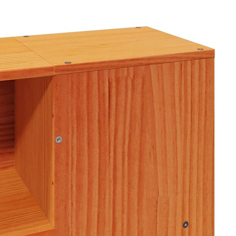 Casa si Gradina - Mobilier - Paturi si accesorii - Paturi - Cadru pat fara saltea, maro ceruit, 120x200 cm, lemn masiv pin - Infinity.ro
