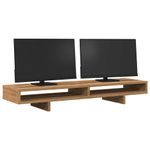 PC, gaming si accesorii - Desktop PC & monitoare - Accesorii monitoare - Suport monitor, stejar artizanal, 100x27x15 cm, lemn prelucrat - Infinity.ro