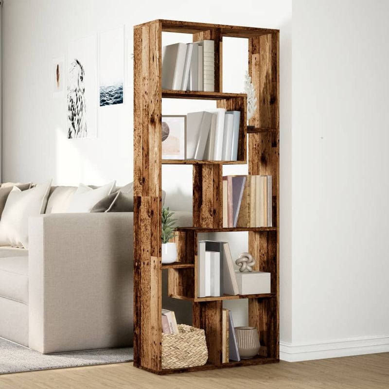 Casa si Gradina - Mobilier - Biblioteci si rafturi - Biblioteci - Biblioteca/separator camera lemn vechi 67x25x161,5 cm lemn - Infinity.ro