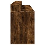 Casa si Gradina - Mobilier - Mese si birouri - Birouri - Birou cu lumini LED stejar fumuriu 200x55x91 cm lemn prelucrat - Infinity.ro