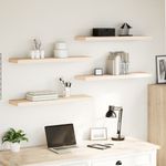 Casa si Gradina - Mobilier - Biblioteci si rafturi - Rafturi - Rafturi plutitoare, 4 buc., 90x23,5x4 cm, lemn prelucrat - Infinity.ro