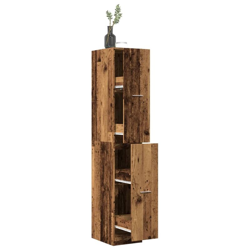 Casa si Gradina - Mobilier - Dulapuri si sifoniere - Dulapuri - Dulap de farmacie, lemn vechi, 30x41x174,5 cm, lemn prelucrat - Infinity.ro