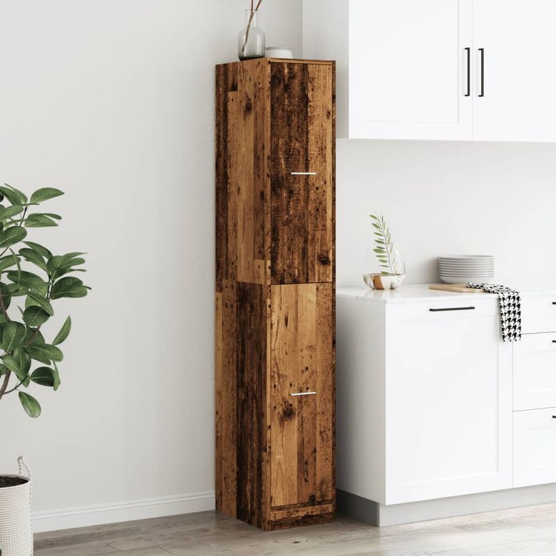 Casa si Gradina - Mobilier - Dulapuri si sifoniere - Dulapuri - Dulap de farmacie, lemn vechi, 30x41x174,5 cm, lemn prelucrat - Infinity.ro