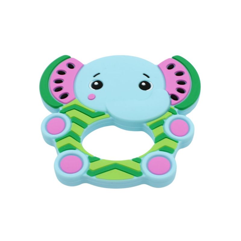 Jucarii, Copii si Bebe - Jucarii si jocuri - Jucarii bebelusi - Jucarii pentru dentitie - Jucarie de dentitie Frootimals, din silicon, Melany Melephant - Infinity.ro
