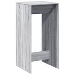 Casa si Gradina - Mobilier - Mese si birouri - Mese bucatarie si dining - Masa bar, gri sonoma, 51x50x103,5 cm, lemn prelucrat - Infinity.ro