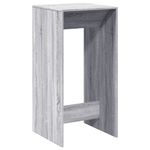 Casa si Gradina - Mobilier - Mese si birouri - Mese bucatarie si dining - Masa bar, gri sonoma, 51x50x103,5 cm, lemn prelucrat - Infinity.ro
