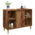 Casa si Gradina - Mobilier - Mobilier baie - Corpuri baie - Dulap pentru baie, lemn vechi, 80x33x60 cm, lemn prelucrat - Infinity.ro