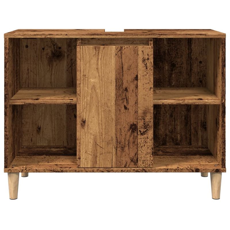 Casa si Gradina - Mobilier - Mobilier baie - Corpuri baie - Dulap pentru baie, lemn vechi, 80x33x60 cm, lemn prelucrat - Infinity.ro
