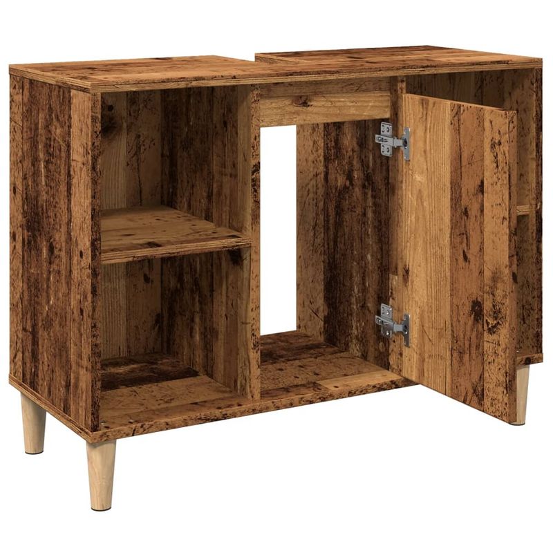 Casa si Gradina - Mobilier - Mobilier baie - Corpuri baie - Dulap pentru baie, lemn vechi, 80x33x60 cm, lemn prelucrat - Infinity.ro